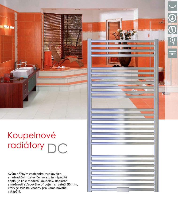 Koupelnové radiátory Bitherm DC